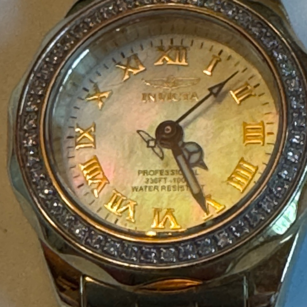 Invicta Goldtone Stainless Steel Watch